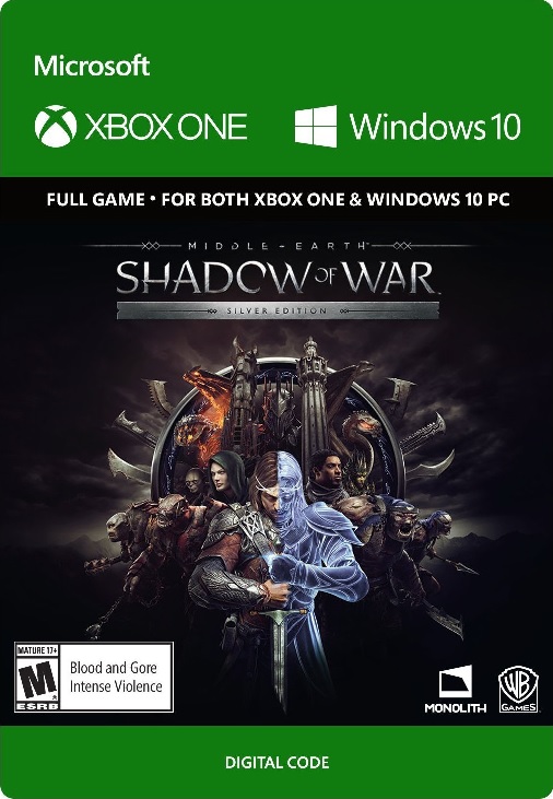 Middle-Earth Shadow Of War Letöltő Kód - Xbox One Játékok