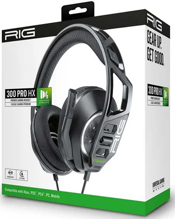 NACON RIG 300 Pro HX Headset Xbox fekete  - Xbox One Játékkonzol Kiegészítő