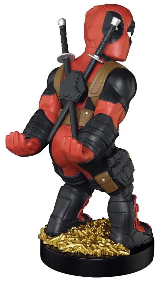 Cable Guy Deadpool kontroller/telefon tartó  figura 20 cm  - PlayStation 4 Játékkonzol Kiegészítő