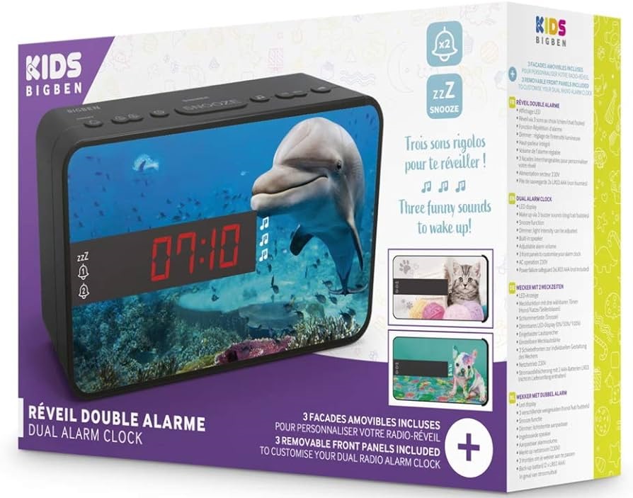 Bigben Interactive Kids Animals Alarm Clock 